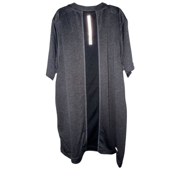 Starter boys Dri-Star Performance Tee Shirt Gray Size M 100% Polyester - Picture 2 of 4